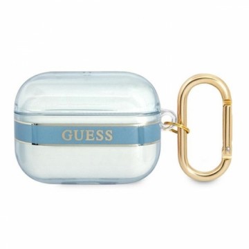 Guess  GUAPHHTSB AirPods Pro cover niebieski|blue Strap Collection