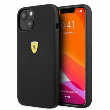 Ferrari FESSIHCP13MBK iPhone 13 | 14 | 15 6.1" czarny|black hardcase Silicone