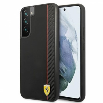 Ferrari FESAXHCS22MBK S22+ S906 czarny|black hardcase On Track Carbon Stripe