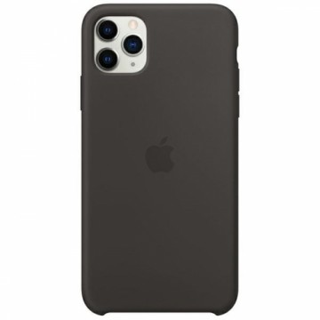 Etui Apple MX002ZE|A iPhone 11 Pro Max czarny|black Kryt pro Silicone Case