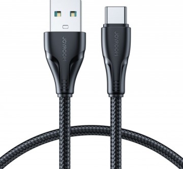 Joyroom USB - USB C 3A cable Surpass Series for fast charging and data transfer 0.25 m black (S-UC027A11)