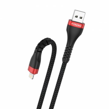 OEM Foneng Cable X82 - USB to Lightning - 2,4A 1 metre black