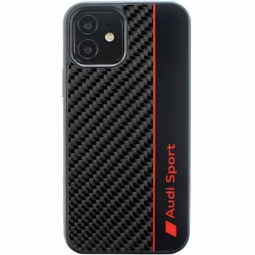 Audi Carbon Fiber Stripe iPhone 12|12 Pro 6.1" czarny|black hardcase AUS-TPUPCIP12P-R8|D1-BK