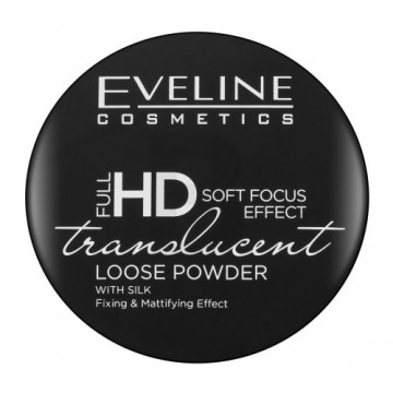 Eveline FullHD Soft Focus Translucent Loose Powder прозрачная пудра для ровного и сияющего цвета лица 6 г