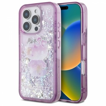 Hello Kitty HKHCP16XL50PPU iPhone 16 Pro  Max 6.9" fioletowy|purple hardcase Liquid Glitter 50TH Anniversary Party