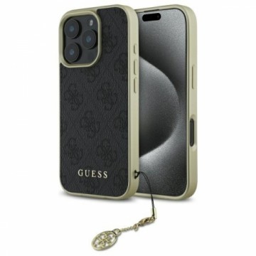 Guess GUHCP16XGF4GGR iPhone 16 Pro Max    6.9" czarny|black hardcase 4G Charms Collection