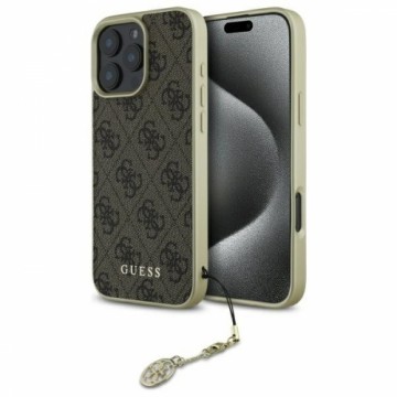 Guess GUHCP16XGF4GBR iPhone 16 Pro Max    6.9" brązowy|brown hardcase 4G Charms Collection