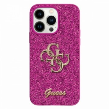 Guess GUHCP16SHG4SGU iPhone 16 6.1"       fioletowy|lpurple hardcase Fixed Glitter Big 4G