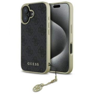 Guess GUHCP16SGF4GGR iPhone 16 6.1"       czarny|black hardcase 4G Charms Collection