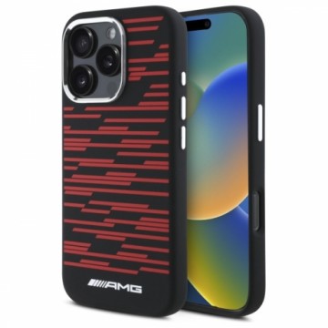 AMG AMHMP16X24SSRRK iPhone 16 Pro Max     6.9" czarny|black hardcase Silicone Graphics MagSafe