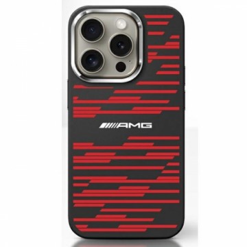 Mercedes AMG AMHMP16S24SSRRK iPhone 16 6.1"        czarny|black hardcase Silicone Graphics MagSafe