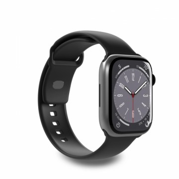 Puro Icon Silicone Strap for Apple Watch 38 | 40 | 41 mm - Black (2 pcs.)