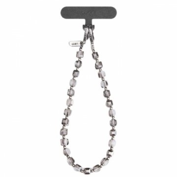 UNIQ Coehl Candy Gem Handstrap            uniwersalny sznurek do telefonu na rękę srebrny|silver sparkling