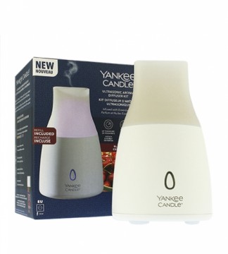 Yankee Candle Black Cherry ultrasonic aroma diffuser and fragrance oil