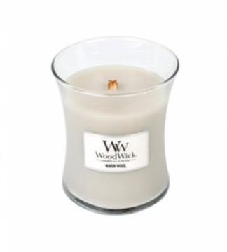 WoodWick Warm Wool scented candle with wooden wick 275 g