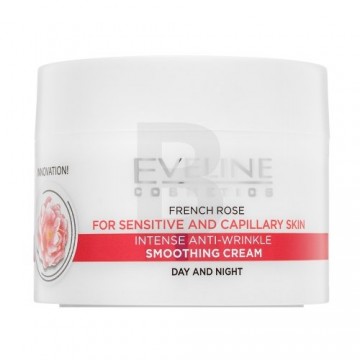 Eveline French Rose Hyaluronic Smoothing Face Cream 50 ml