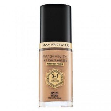 Max Factor Facefinity All Day Flawless Flexi-Hold 3in1 Primer Concealer Foundation SPF20 70 жидкий макияж 3 в 1 30 мл