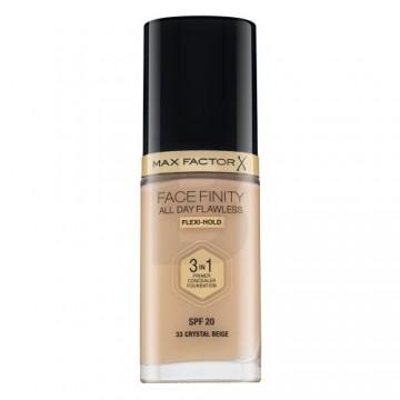 Max Factor Facefinity Facefinity All Day Flawless Flexi-Hold 3in1 Grunts pamatne-konsīleris SPF20 33 3in1 30 ml