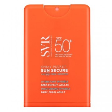 SVR Sun Secure Sunscreen Spray SPF50+ Mitrinošs neredzams kabatas sprejs 20 ml