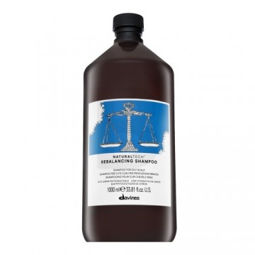 Davines Natural Tech Rebalancing Shampoo attīrošs šampūns taukainai galvas ādai 1000 ml