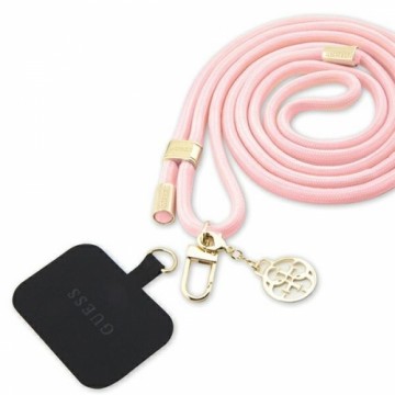 Guess GUOUCNMG4EP Universal CBDY Cord pasek różowy|pink Nylon 4G Metal Charm