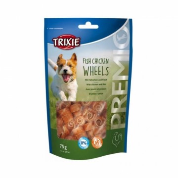 Treats for dogs : Trixie Premio Fish Chicken Wheels 75 g