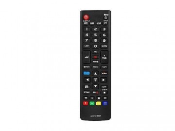 HQ LXP5637 TV remote control LG AKB73715637 3D Black