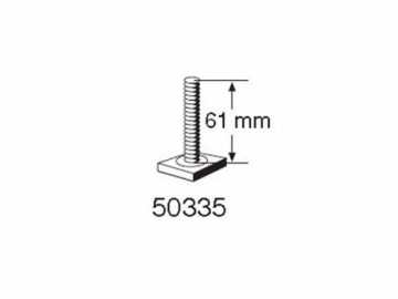 Skrūve Thule T-Track 61mm (gab.)