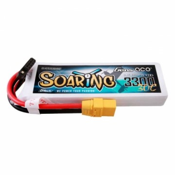 Gens ace   Gens ace G-Tech Soaring 3300mAh 11.1V 30C 3S1P Lipo Battery Pack with XT90 plug