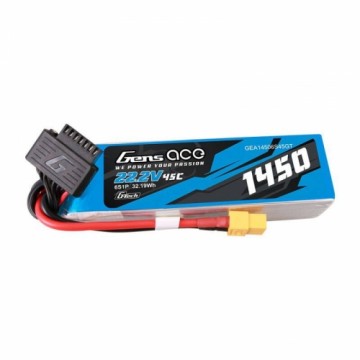 Gens ace   Gens Ace G-Tech 1450mAh 22.2V 45C 6S1P Lipo Battery Pack with XT60 Plug