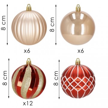 Christmas balls Springos CA1132 8 CM 30 PCS.