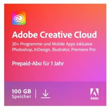 Adobe Creative Cloud All Apps | 1 Jahr | 100GB | PC/Mac | Promo