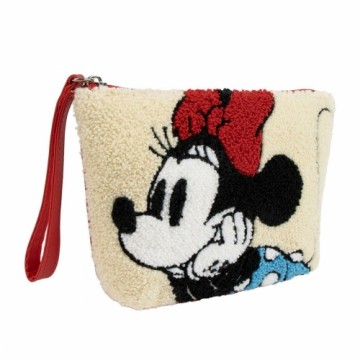 Ceļojumu Piederumu Somiņa Minnie Mouse Rozā 100 % poliesters 22 x 14 x 6 cm