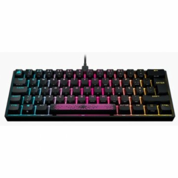 Klaviatūra Corsair K55 RGB Melns Spāņu Qwerty