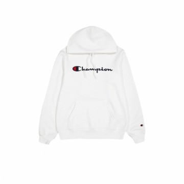 Толстовка с капюшоном мужская Champion HOODED SWEATSHIRT 220253 WHT Белый