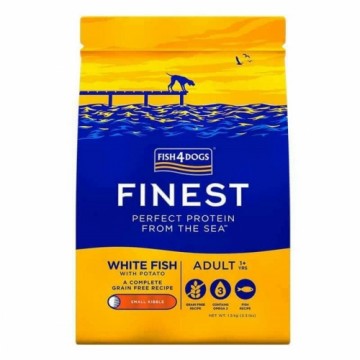 Fodder FISH4DOGS Finest Ocean White Fish 1,5 Kg