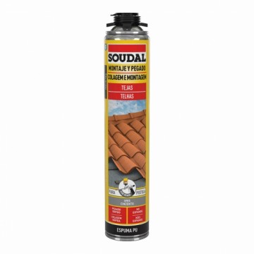 Поролон Soudal Полиуретан Пистолет Крыша Серый 750 ml