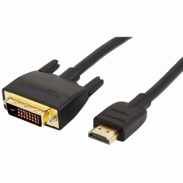 HDMI uz DVI adapteris Amazon Basics 4,6m Melns (Atjaunots A)