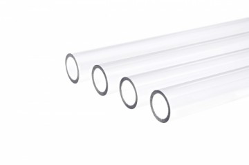 Alphacool Ice Tube 13/10mm Hard-Tube PETG - clear, 80cm (set of 4)