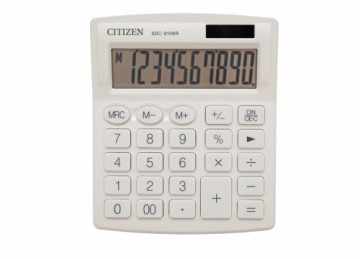 CITIZEN SDC-810NRWHE office calculator, 10-digit, 127x105mm, white