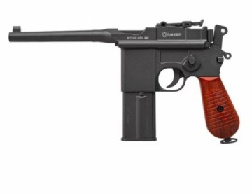 Air rifle pistol Ranger M712 BROOMHANDLE Full Auto Blowback K.4,5 BBS 19-shots KWC