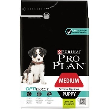 PURINA Pro Plan Optidigest Medium Puppy Sensitive Lamb - dry dog food - 3 kg