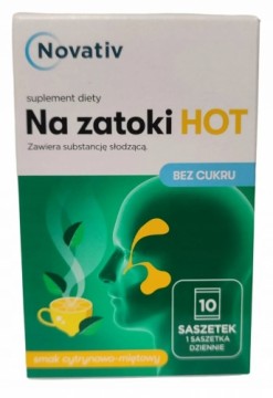 Novativ Na zatoki hot saszetki 10 szt.