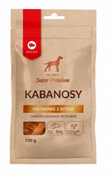 MACED Kabanosy drobiowe z ryżem 100g