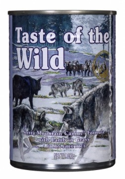 TASTE OF THE WILD Sierra Mountain - Wet dog food - 390 g