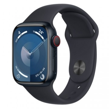 Apple Watch Series 9 45mm GPS Aluminum - Midnight (Atjaunināts, stāvoklis Ļoti labi)