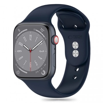 Tech-Protect Silicone Strap for Apple Watch 4 | 5 | 6 | 7 | 8 | 9 | SE | Ultra 1 | 2 (42 | 44 | 45 | 49 mm) - Blue