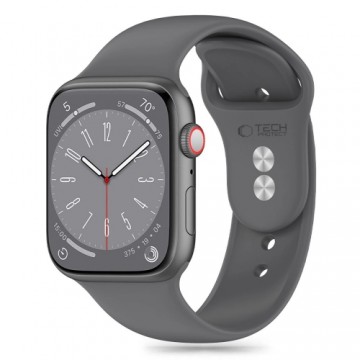 Tech-Protect Silicone Strap for Apple Watch 4 | 5 | 6 | 7 | 8 | 9 | SE (38 | 40 | 41 mm) - Gray