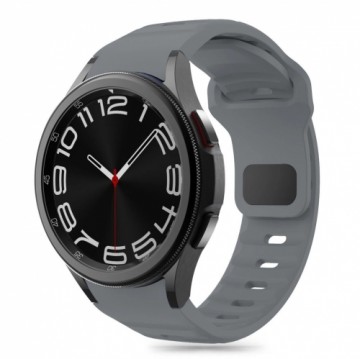 Tech-Protect Silicone Line Strap for Samsung Galaxy Watch 4 | 5 | 5 Pro | 6 | 7 | FE - Gray