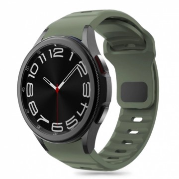 Tech-Protect Silicone Line Strap for Samsung Galaxy Watch 4 | 5 | 5 Pro | 6 | 7 | FE - Green